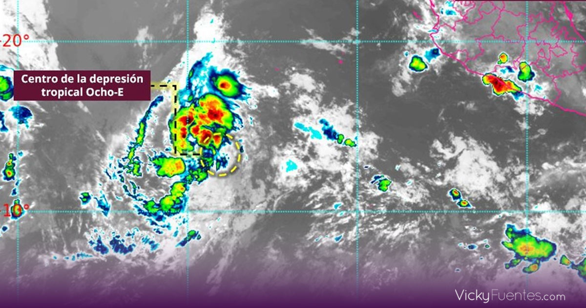 Depresión tropical Henriette se forma en el Pacífico; Puebla podría tener lluvias en agosto