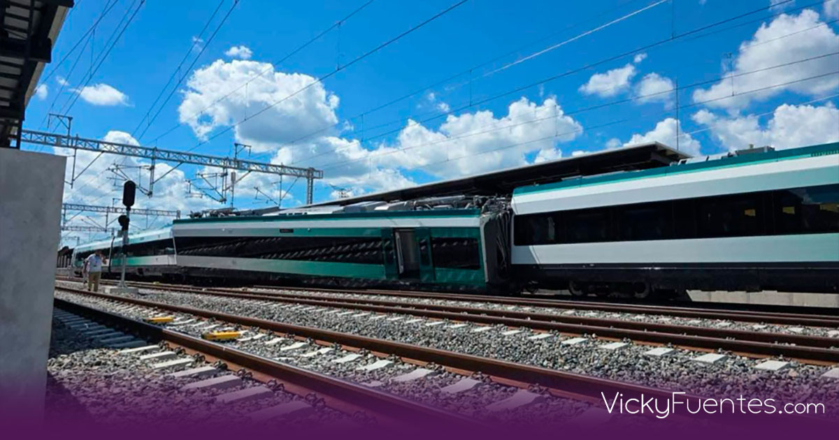 Descarrila convoy del Tren Maya en Izamal; pasajeros resultan ilesos