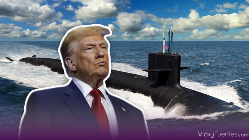 Donald Trump despliega submarinos nucleares tras nuevas amenazas de Medvédev