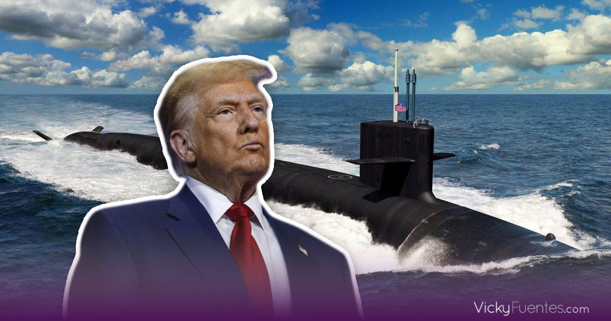 Donald Trump despliega submarinos nucleares tras nuevas amenazas de Medvédev
