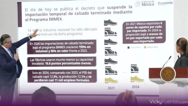 Gobierno de México prohíbe importación de calzado y alcohol para frenar impacto en la industria