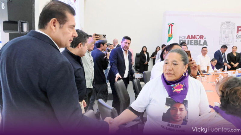 Gobierno de Puebla refuerza apoyo a madres buscadoras en localización de desaparecidos