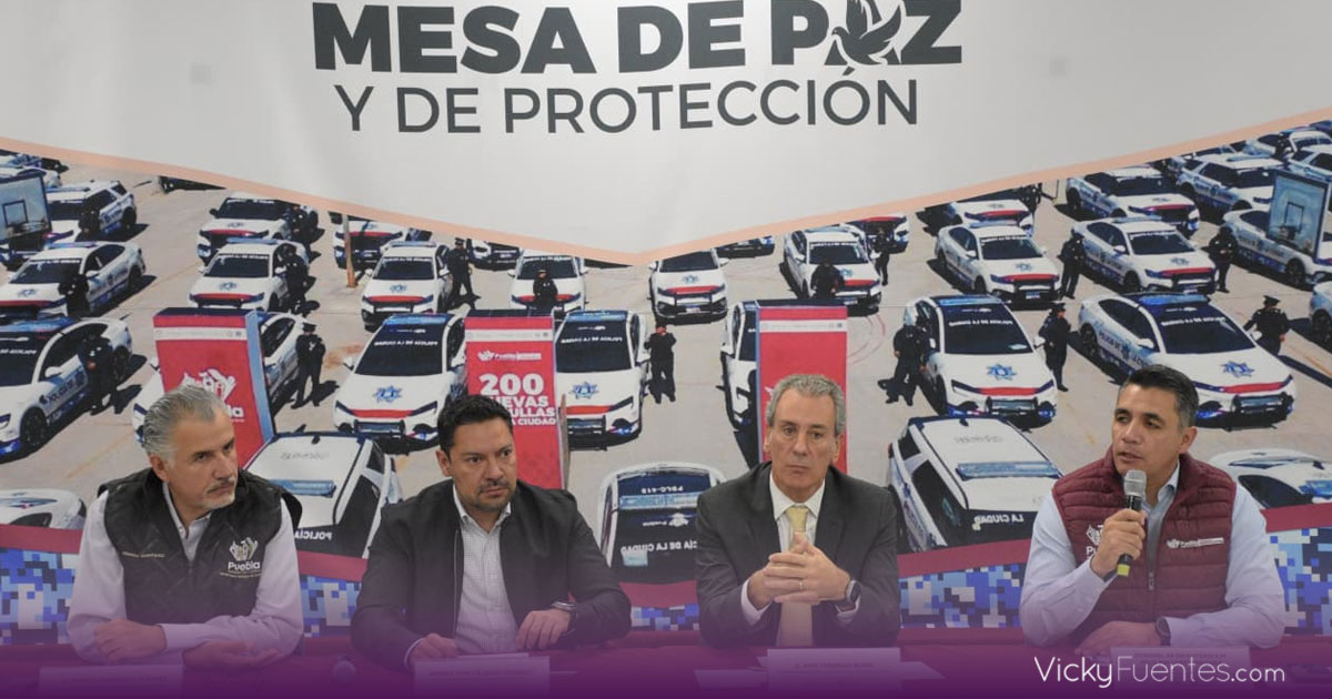 Pepe Chedraui reporta baja en delitos y refuerza seguridad en Puebla