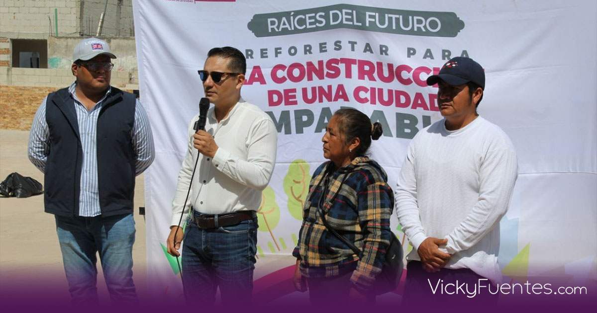 Puebla impulsa reforestación con más de 1,200 árboles nativos en la capital