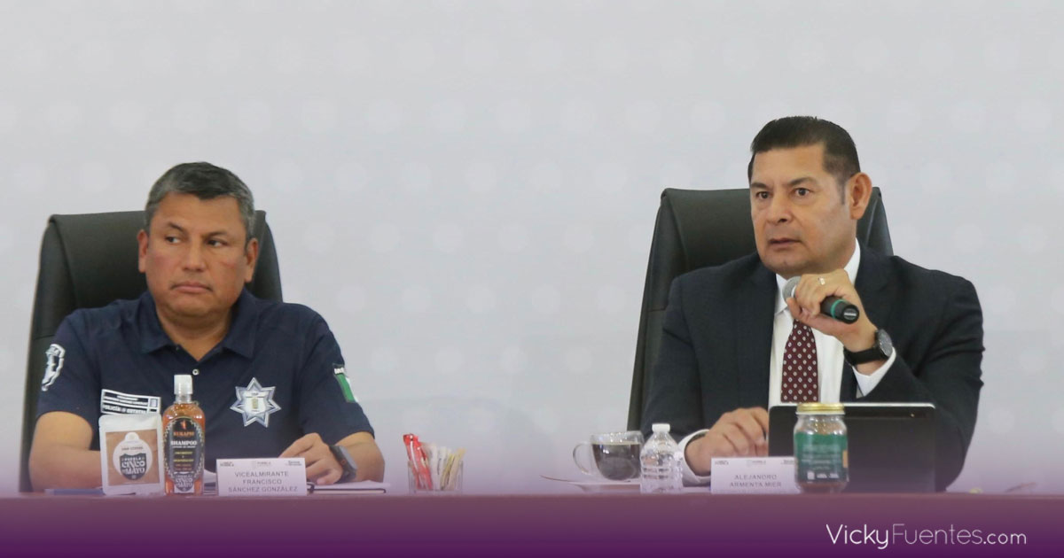 Alejandro Armenta asegura que en Puebla se mantiene el orden y la legalidad en el comercio