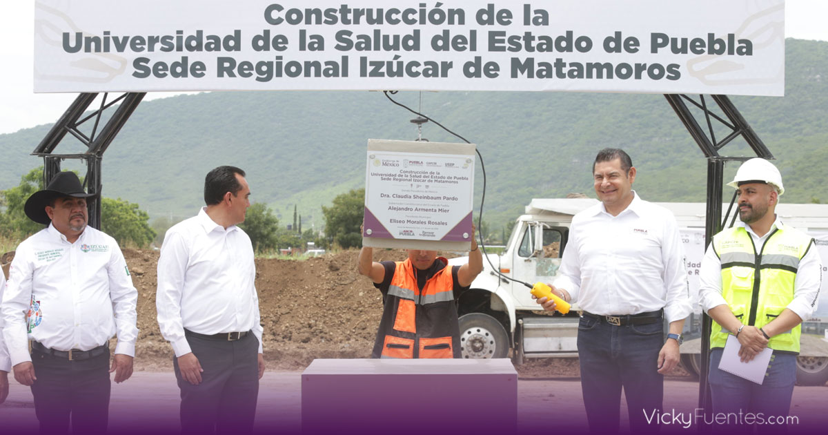 Alejandro Armenta inaugura campus de la Universidad de la Salud del Estado de Puebla en Zoquitlán