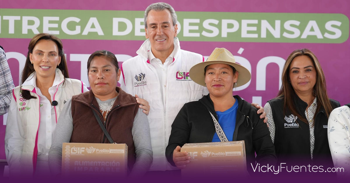 Entrega de apoyos: Pepe Chedraui y MariElise Budib fortalecen la seguridad alimentaria en juntas auxiliares de Puebla