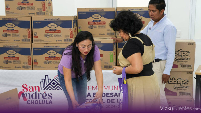 “Cambiando Vidas” entrega insumos médicos a familias vulnerables en San Andrés Cholula
