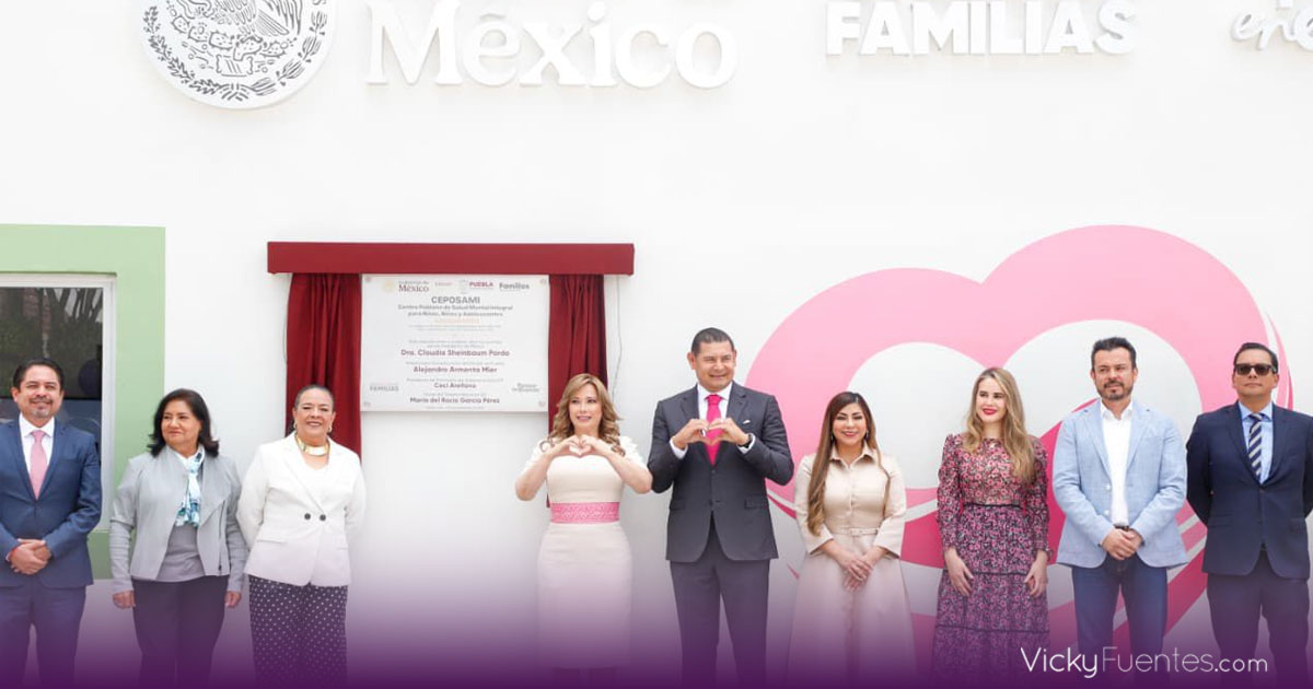 Inauguran en Puebla el CEPOSAMI, centro pionero de salud mental para menores
