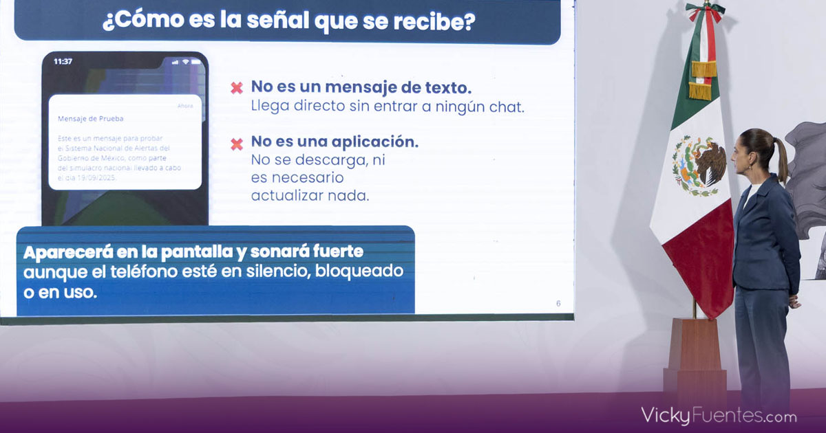 México hará historia con primera alerta sísmica vía celular en Simulacro Nacional 2025