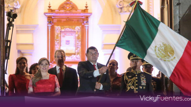 Puebla celebra con éxito el Grito de Independencia liderado por el gobernador Alejandro Armenta