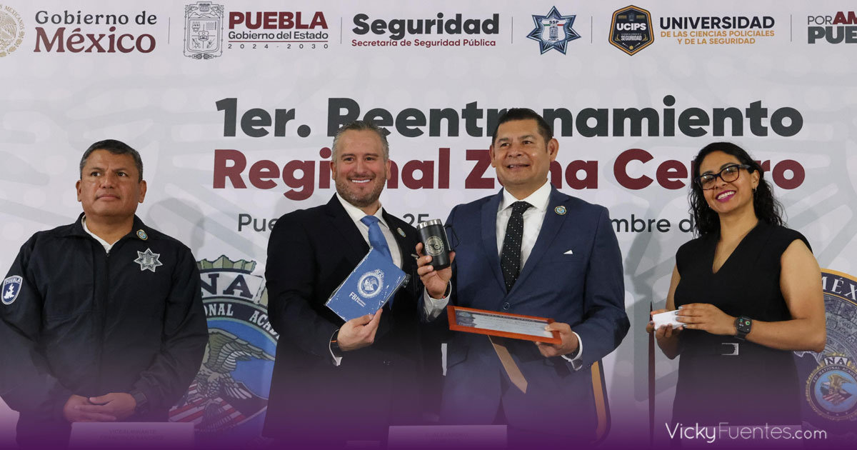 Puebla impulsa seguridad pública con foro internacional de reentrenamiento policial