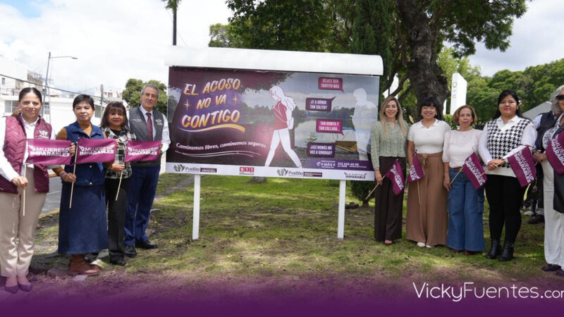 “El acoso no va contigo”: la nueva campaña de Puebla capital contra la violencia de género