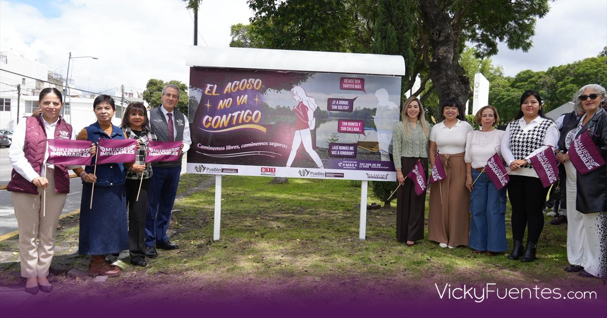 “El acoso no va contigo”: la nueva campaña de Puebla capital contra la violencia de género