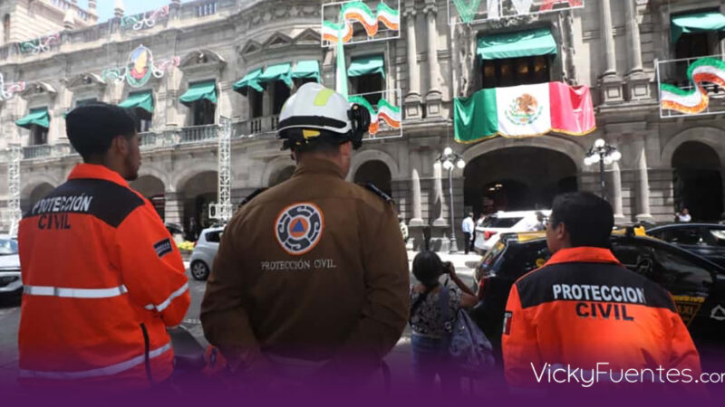 Puebla reduce sus tiempos de respuesta en el segundo simulacro nacional 2025