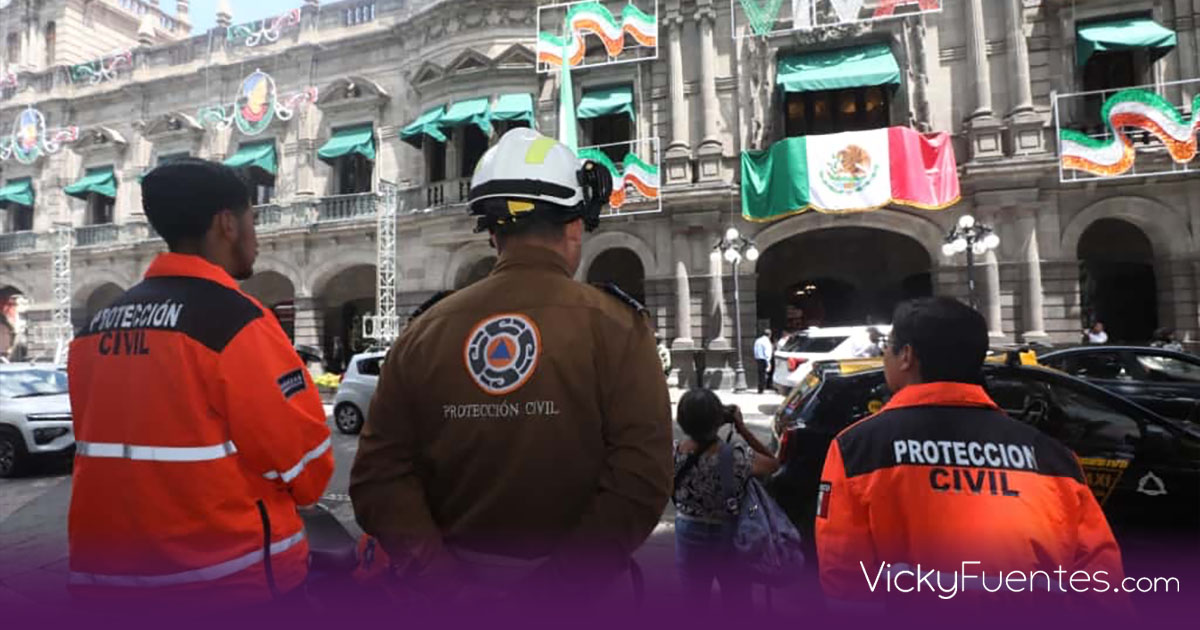 Puebla reduce sus tiempos de respuesta en el segundo simulacro nacional 2025