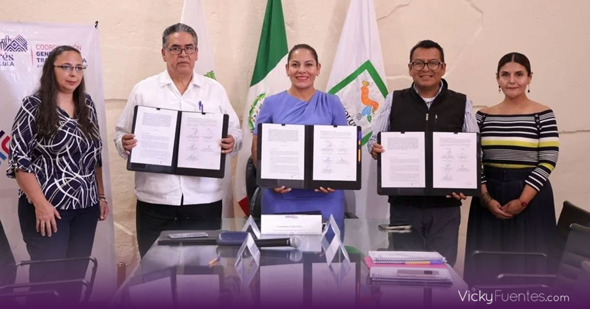 San Andrés Cholula e INE firman acuerdo para escuchar a la niñez y juventud