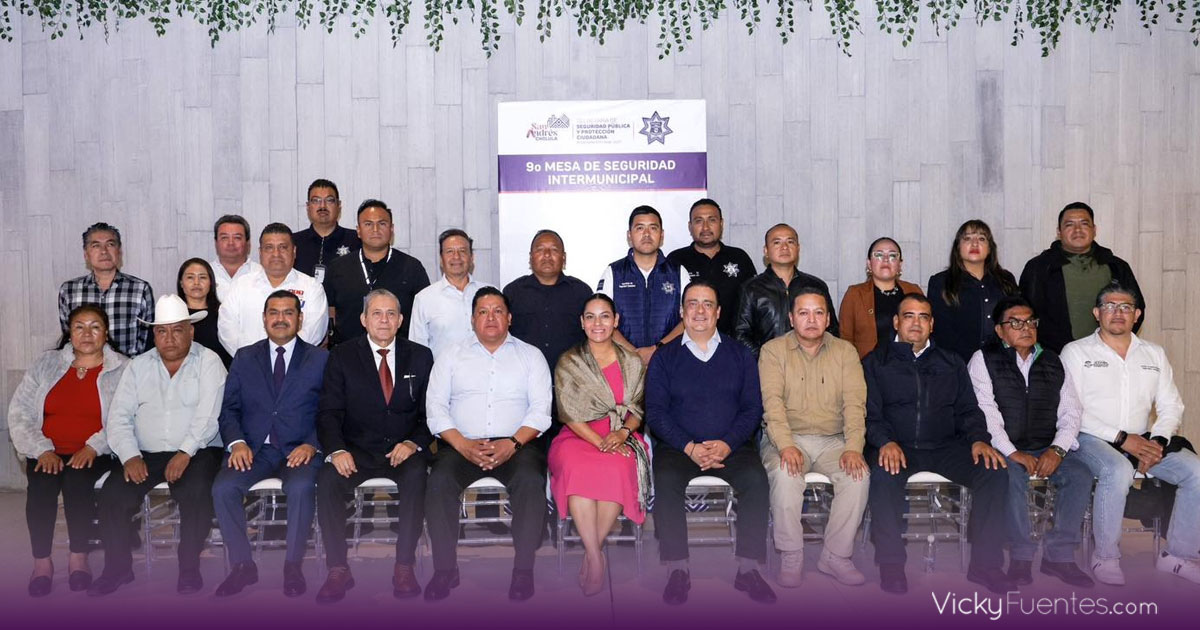 San Andrés Cholula lidera reunión regional para fortalecer la seguridad