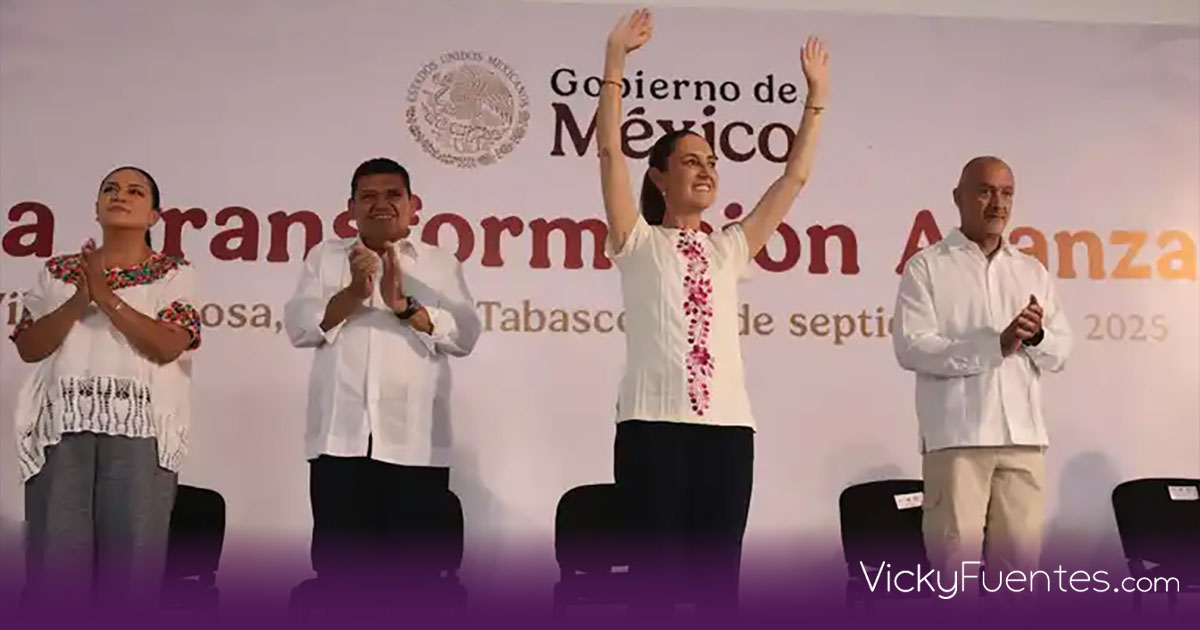 Anuncia Sheinbaum inversión de 21 mil mdp en Tabasco; celebra reducción del 22% en la pobreza