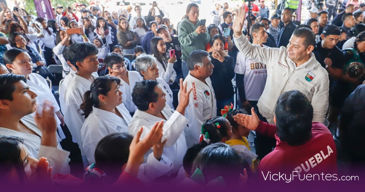 Tejiendo Paz en Puebla: Armenta impulsa deporte y unidad familiar en Ignacio Zaragoza
