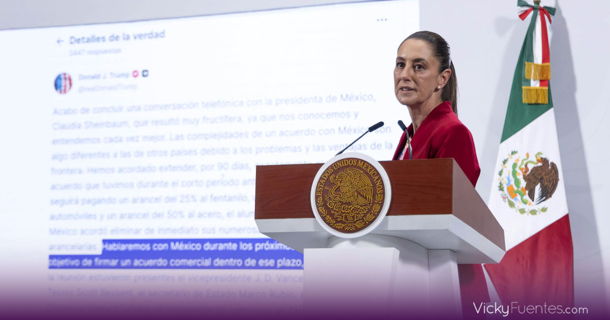 Claudia Sheinbaum y Donald Trump extienden diálogo comercial para resolver barreras arancelarias