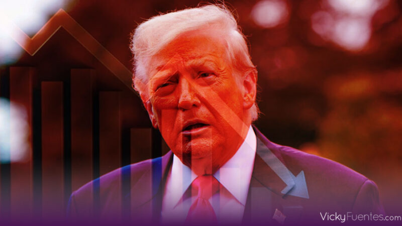 Donald Trump enfrenta su punto más bajo en aprobación en medio del cierre del gobierno