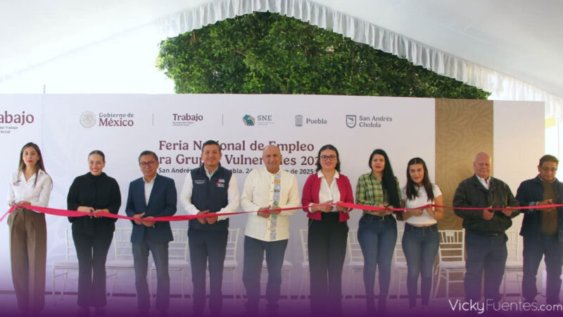 Gobierno de Puebla impulsa inclusión laboral con feria de empleo en San Andrés Cholula