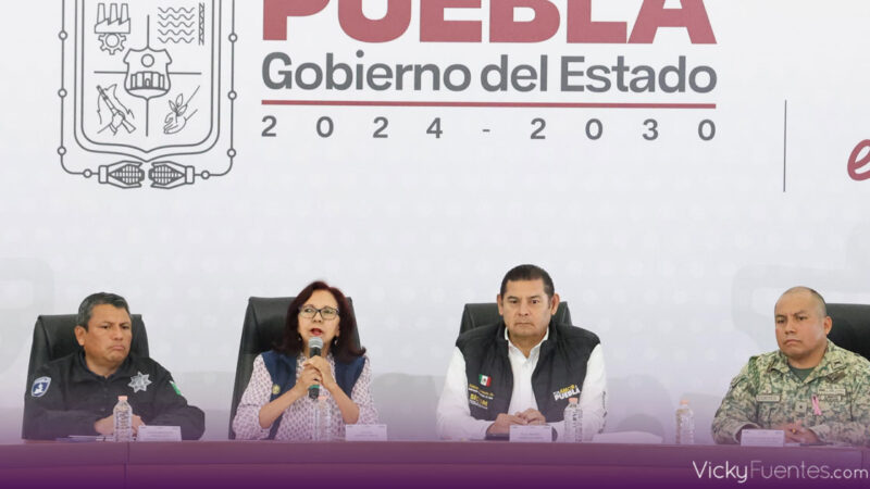 Gobierno federal y estatal despliegan apoyo total en Puebla por lluvias