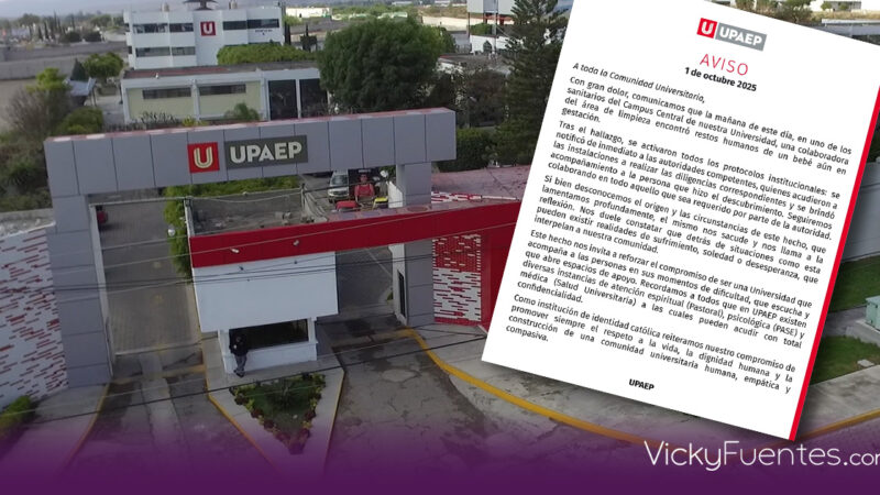 Hallan restos de un feto en sanitarios de la Upaep; la universidad activa protocolos