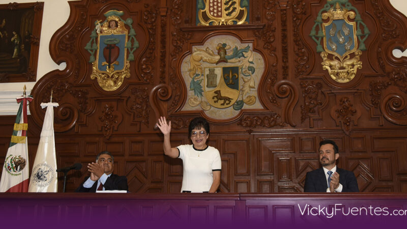 Lilia Cedillo asume segundo mandato en la BUAP con el plan ‘gobernanza por la paz’