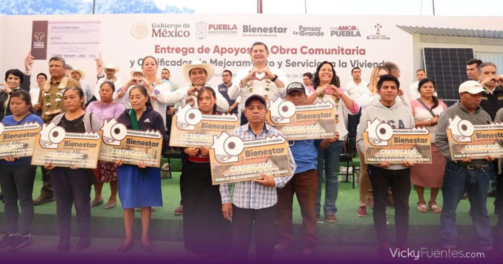 Gobierno de Puebla impulsa obras comunitarias en Cuautempan
