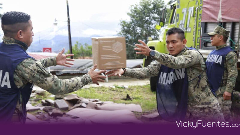 Solidaridad poblana: envían 2,000 despensas a damnificados en Huauchinango