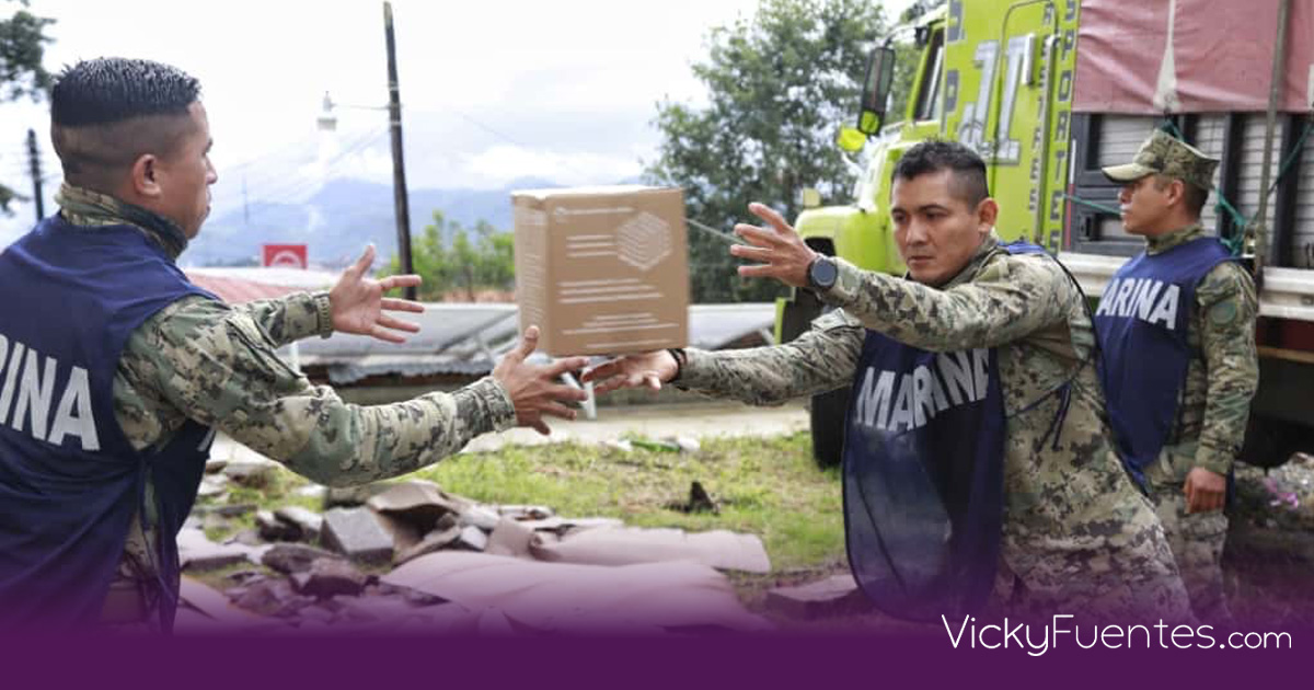 Solidaridad poblana: envían 2,000 despensas a damnificados en Huauchinango