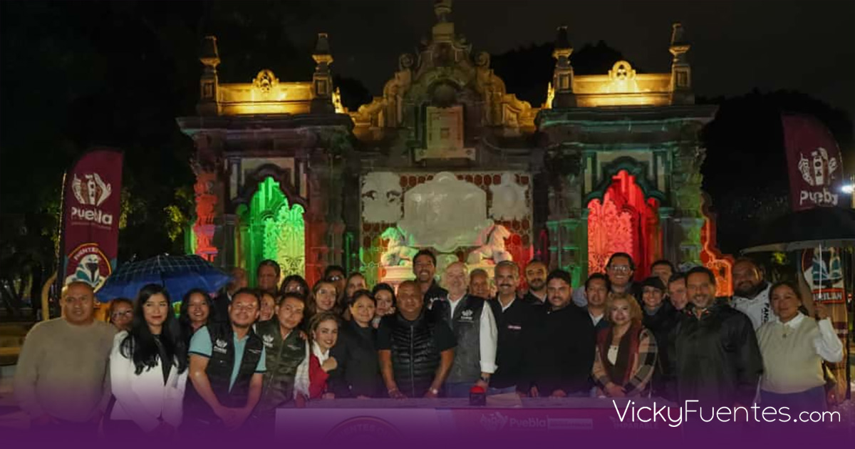 Puebla recupera su brillo: inauguran rehabilitación de ocho fuentes históricas en Paseo Bravo