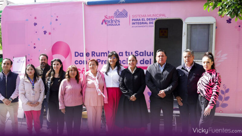 San Andrés Cholula lanza jornada médica para prevenir el cáncer de mama