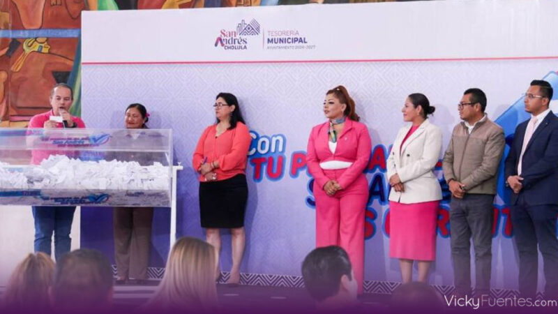 San Andrés Cholula premia a contribuyentes responsables en el Sorteo Predial 2025