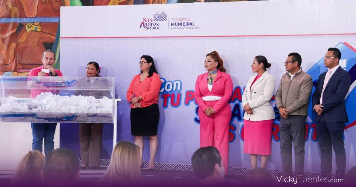 San Andrés Cholula premia a contribuyentes responsables en el Sorteo Predial 2025
