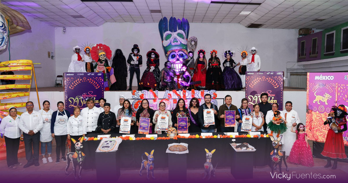 San Andrés Cholula se llena de tradición con el Festival Sendero al Mictlán 2025