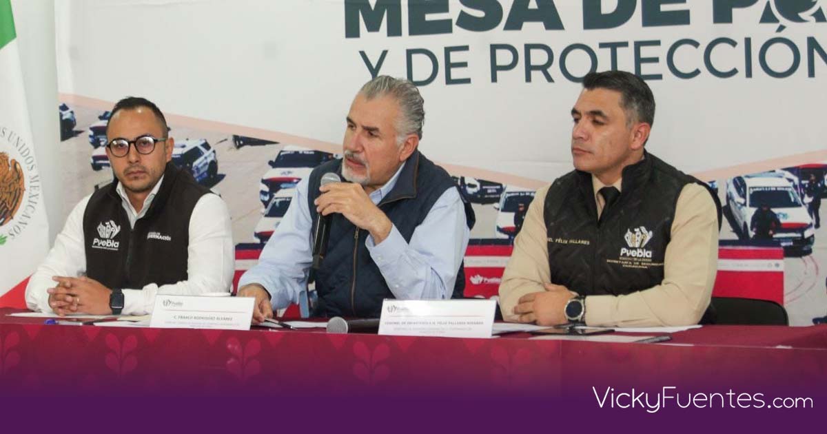 Ayuntamiento de Puebla destaca resultados en seguridad: 181 detenidos y menos accidentes viales