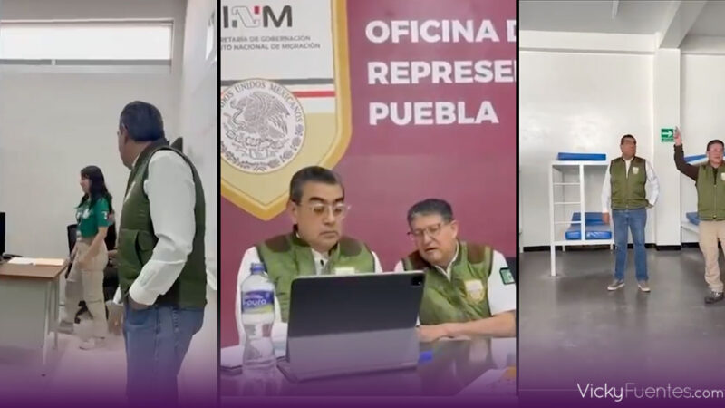 Sergio Salomón supervisa instalaciones del INM en Puebla y refuerza compromiso con la CNDH