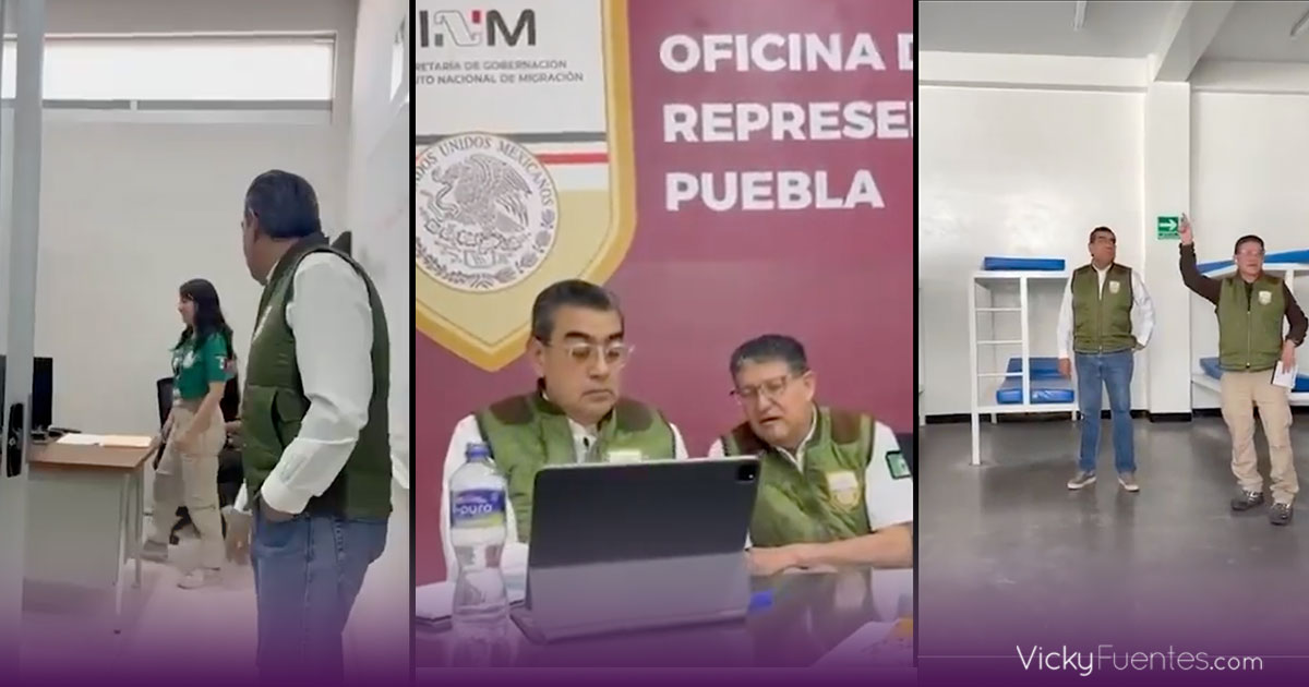 Sergio Salomón supervisa instalaciones del INM en Puebla y refuerza compromiso con la CNDH