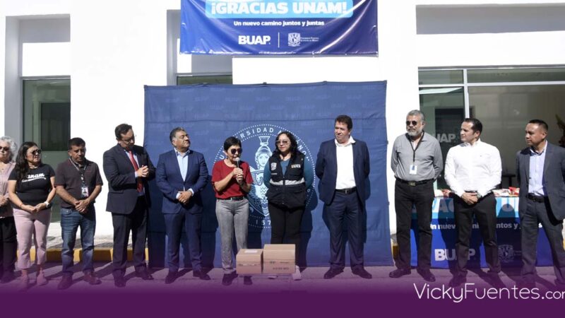 UNAM dona 60 toneladas a la Buap para damnificados en la Sierra Norte