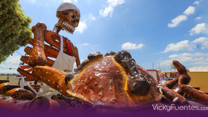 Valle de Catrinas en Atlixco: arte monumental que impulsa el turismo y la tradición