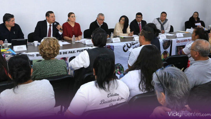 Alejandro Armenta presenta avances y refuerza apoyo a madres buscadoras en Puebla