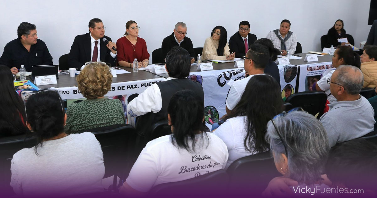 Alejandro Armenta presenta avances y refuerza apoyo a madres buscadoras en Puebla