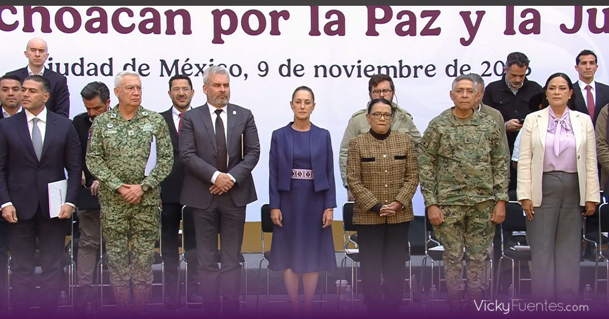 Claudia Sheinbaum presenta el “Plan Michoacán por la Justicia y la Paz” ante el crimen y la desigualdad