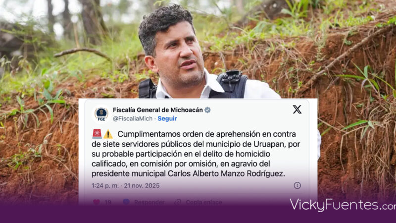 Detenida la escolta del exalcalde de Uruapan por homicidio calificado: ¿encubrimiento en el asesinato de Carlos Manzo?