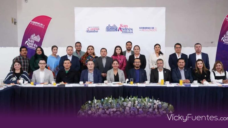 Lupita Cuautle refuerza alianza con empresarios para el desarrollo de San Andrés Cholula
