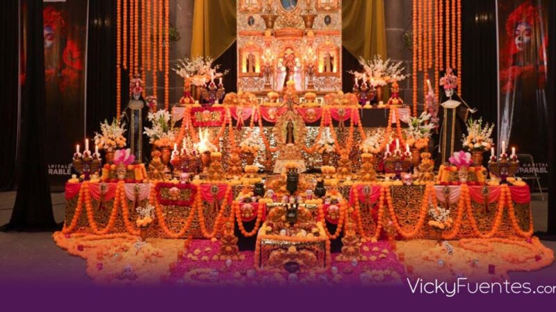 Un éxito rotundo: ofrenda en Palacio Municipal de Puebla cautiva a más de 100 mil personas