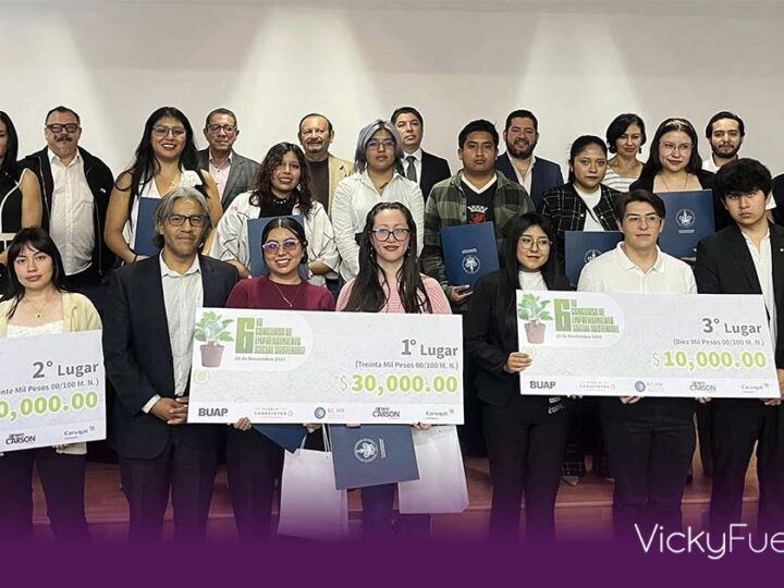 Premia BUAP innovación sostenible: ganan proyectos con ceniza del Popocatépetl y biotextiles